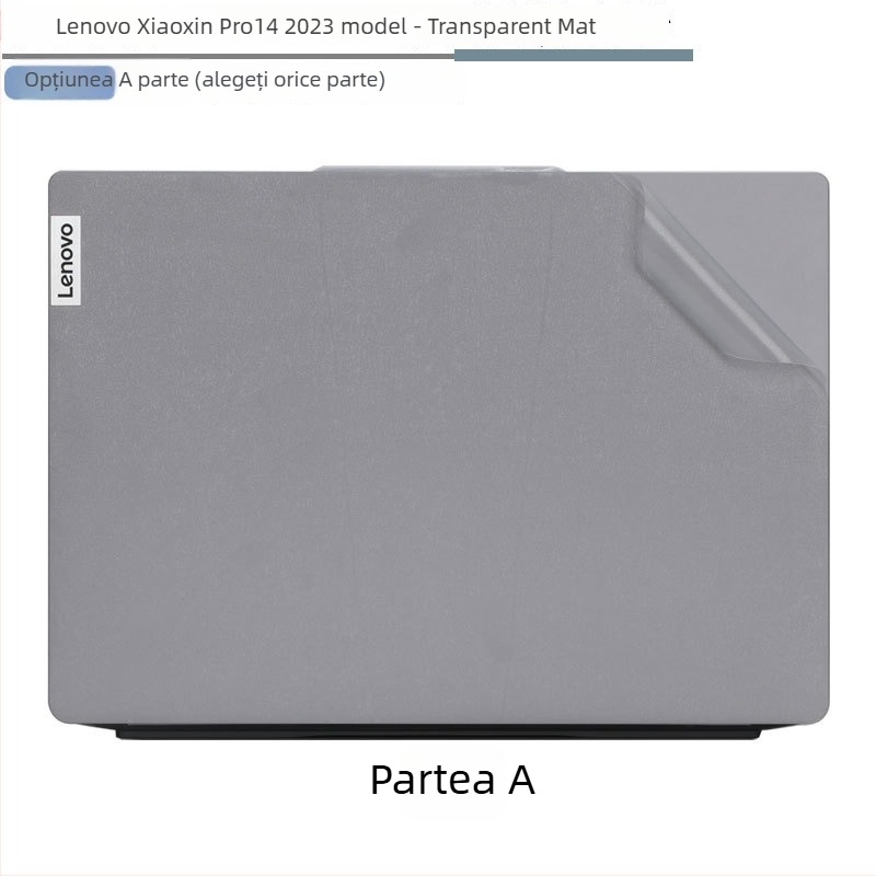 Set folie pentru carcasa și etichete pentru laptop Lenovo Pro14, 14 inch, 2024
