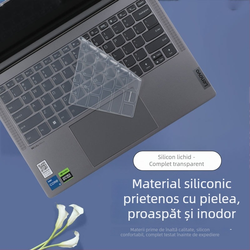 Set folie pentru carcasa și etichete pentru laptop Lenovo Pro14, 14 inch, 2024