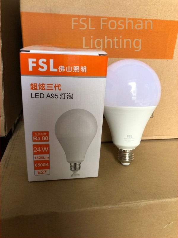 Bec LED FSL, cu bază E27, iluminare pentru interior, luminozitate înaltă