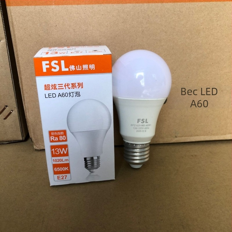 Bec LED FSL, cu bază E27, iluminare pentru interior, luminozitate înaltă