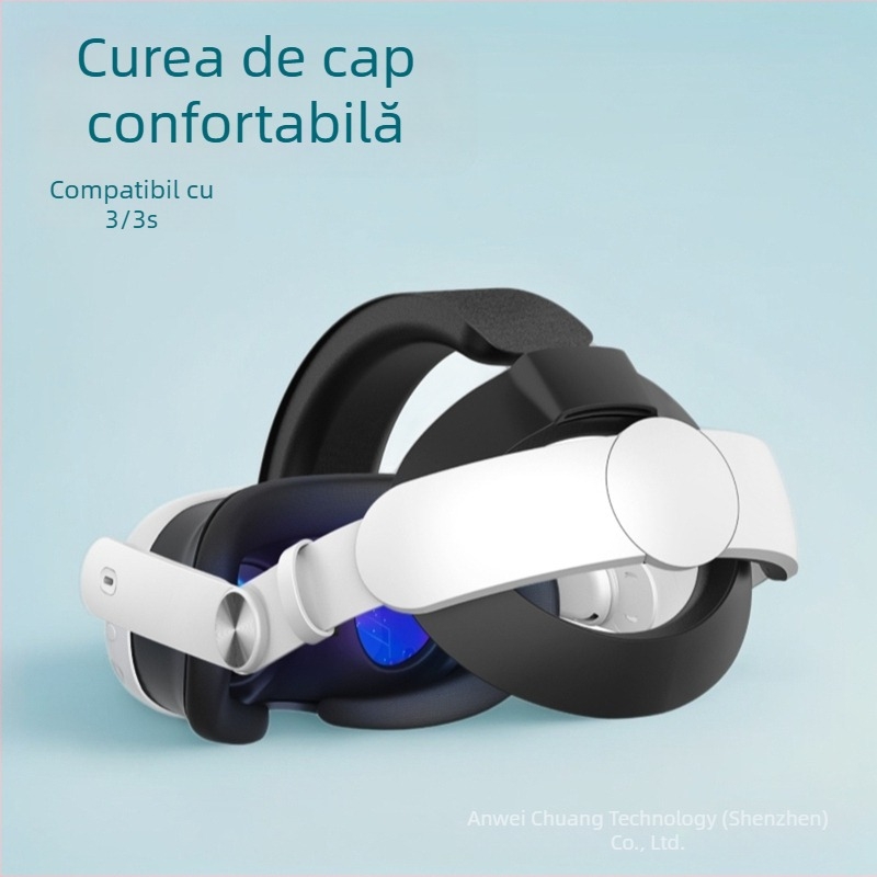 Meta Quest 3 Elite Headband — accesor VR reglabil, înlocuire confortabilă pentru cap; ABS; 217 g; dimensiuni 240×190×200 mm; certificări CE/FCC/UN38.3