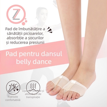 Pad protector antepicior Belly Dance (Model ZJ-05) – SBES nylon; compatibil cu sneakers, încălțăminte din piele, botine, casual și de lucru; stil: figură, retro literar; potrivit pentru vară, iarnă, primăvară