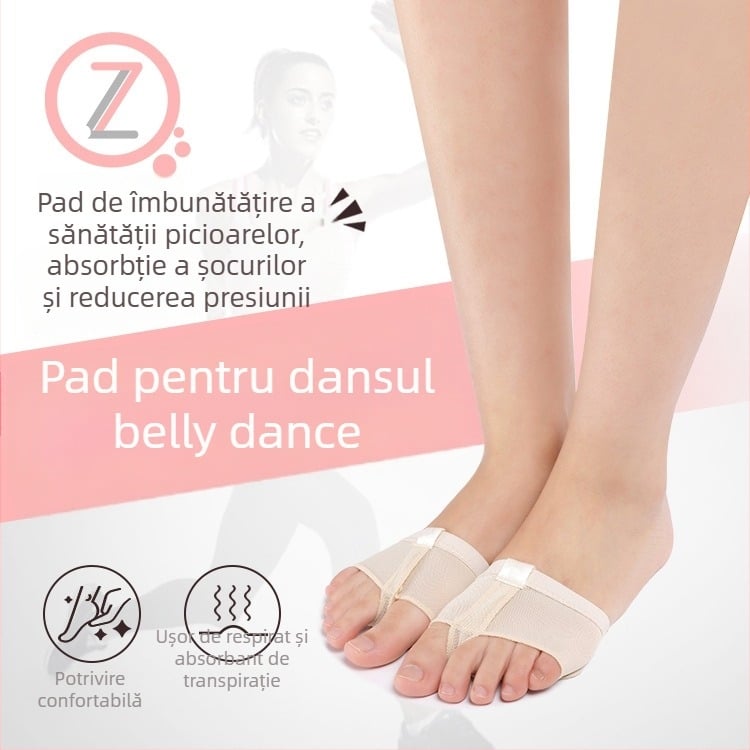 Pad protector antepicior Belly Dance (Model ZJ-05) – SBES nylon; compatibil cu sneakers, încălțăminte din piele, botine, casual și de lucru; stil: figură, retro literar; potrivit pentru vară, iarnă, primăvară
