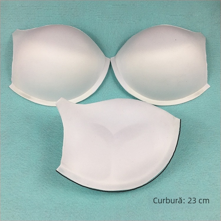 Bustier pentru dansul oriental cu burete, finisaj lucios, cupe groase, strângere, îmbunătățire a potrivirii, anti-expansiune