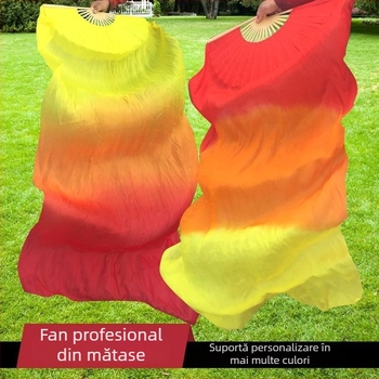 FAN Yangko Belly Dance, Bambus, Vopsire, Stil Chinezesc