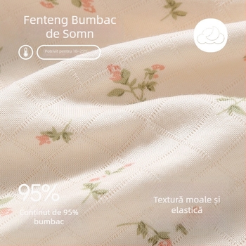 Costum de maternitate pentru alăptare din bumbac – mâneci lungi, pantaloni, stil minimalist casual, 95–100% bumbac