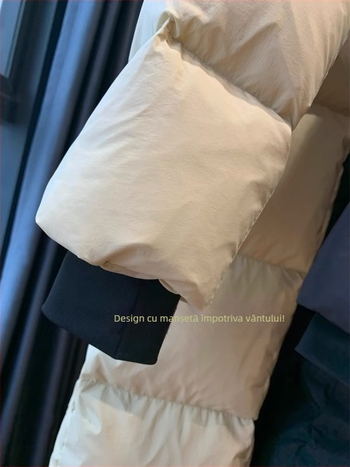 Jachetă de puf cu glugă, exterior din nylon, umplutură din puf de rață >91%, 201–300 g, croi Slim, iarnă 2023