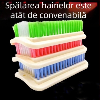 Brush Beauty Perie de curățare pătrată din PP — delicată cu țesăturile; design pătrat; utilizare multiplă pentru spălarea hainelor, pantofilor, gecilor cu puf și pantalonilor