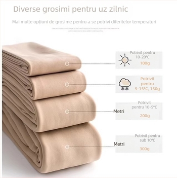 Colanți termici pentru bărbați, cu căptușeală fleece, groși, strâmți, ca strat de bază