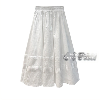 Fustă midi în A pentru femei – stil rafinat pentru naveta zilnică, brand Xuan Dou, Primăvara 2025