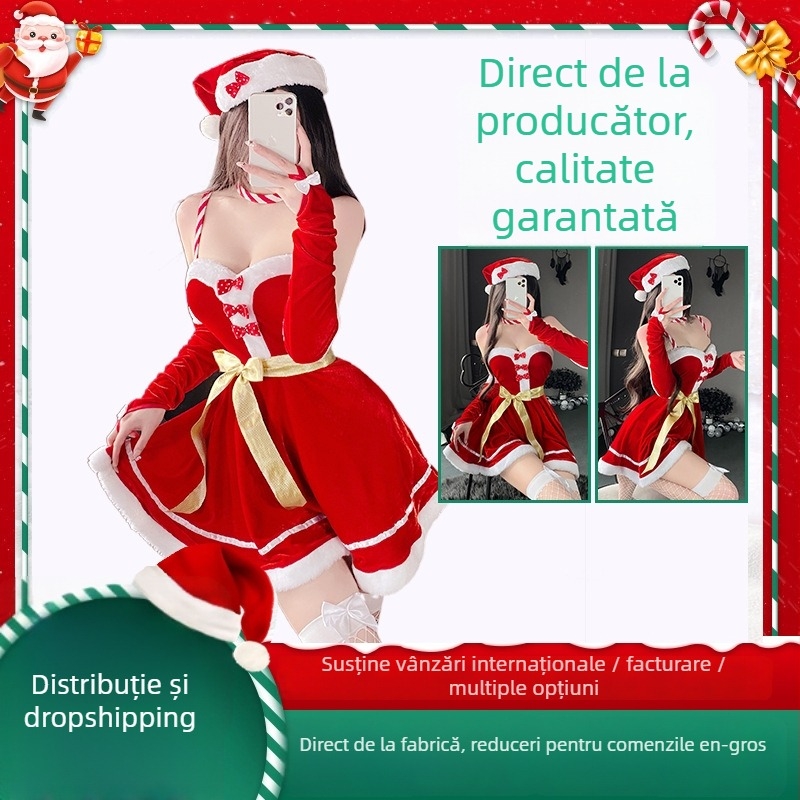 Idou Story Costum cosplay de Crăciun pentru femei, costum de scenă din poliester, 80–90% poliester, toamnă 2023