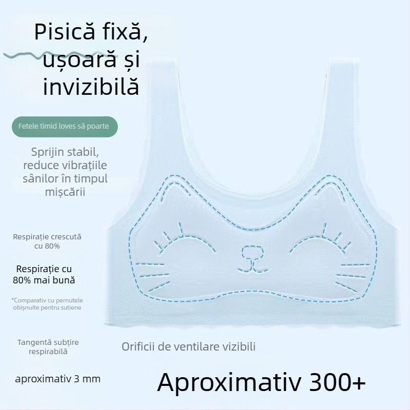 Sutien bandeau sport, fără bretele, din nylon, respirabil, absorbant de transpirație, cu cupe modelate ultra-subțiri, cupă completă