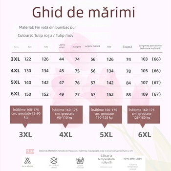 Set de pijamale pentru maternitate, 100% bumbac, top cu mânecă lungă și pantaloni, confort pentru toate anotimpurile