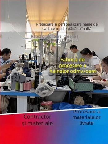 Producție personalizată de rochii din țesături cu broderie, procesare dupa mostre și desene, capacitate 1111 de bucăți, materiale principale: bumbac și bumbac tricotat