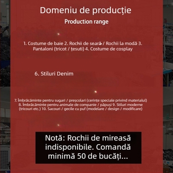 Prelucrare personalizată a rochiilor de nuntă — pliuri, bretele cu despicare, croială slim; producție OEM după desen; ciclu de probă de 7 zile; capacitate până la 10.000 de buc.