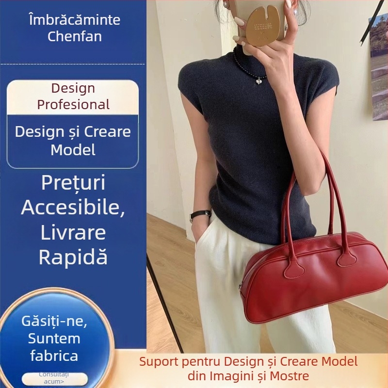 Tricou tricotat de damă, mâneci scurte, OEM și personalizare, cod produs 240626, ciclu de probă 3, capacitate de producție 3000