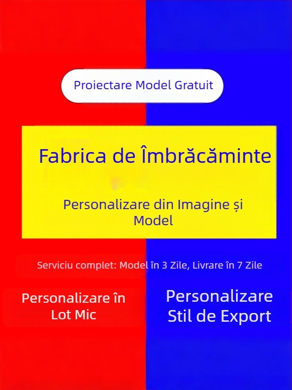 Îmbrăcăminte tricotată la comandă: tricouri și hanorace cu modelele din designuri furnizate, procesare OEM conform desenelor, producție în loturi mici; materiale principale: bumbac, cânepă, bumbac elastic