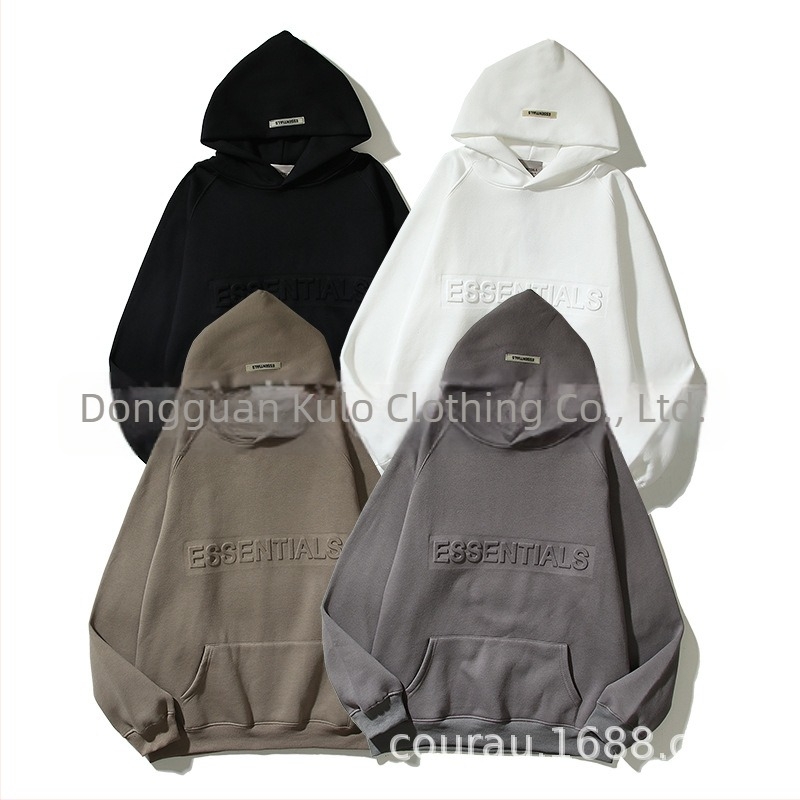 Hanorac hoodie din 100% bumbac, cu ștampilă metalică embosată, calitate medie-înaltă, procesare pentru probe și desenare