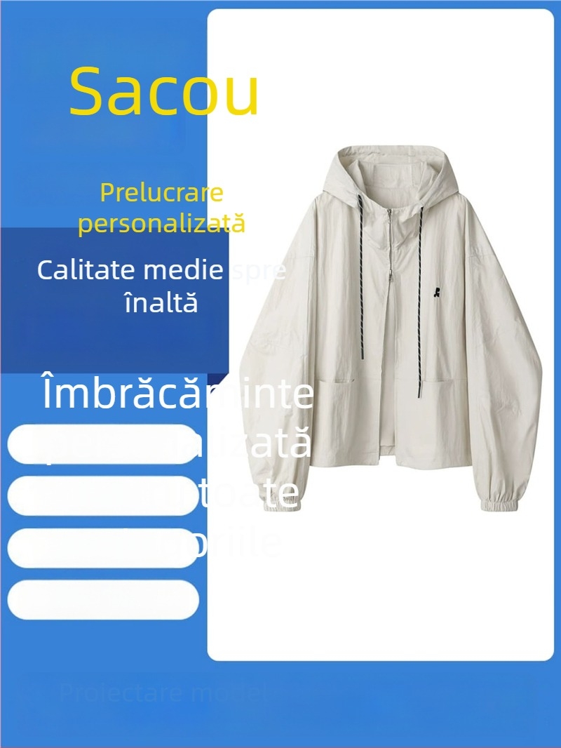 Geacă, desene personalizate și realizare de mostre, producție conform desenelor, ISO 9001, ciclu de probă 3-5 zile