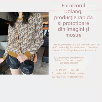 Producție pulovere la comandă, tricotaj de înaltă calitate, ciclu de probă de 3 zile, capacitate 1000 de unități/zi, procesare mostră, OEM și după desen, materiale principale: cașmir, lână, poliester, acril, spandex, fibre de poliester, amestecuri de fibre