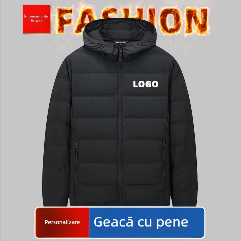 Geacă din puf - producție OEM în loturi mici, personalizare, design, imprimare logo, probă în 3 zile, 1000 buc./zi