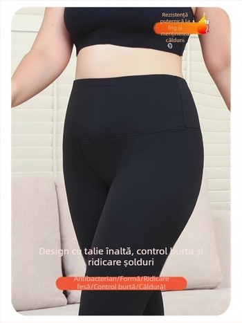 Colanți cu protecții pentru genunchi, stil Barbie, mărime plus, schimbare de culoare termochromă, antiderapante, model nou 2025, pentru femei