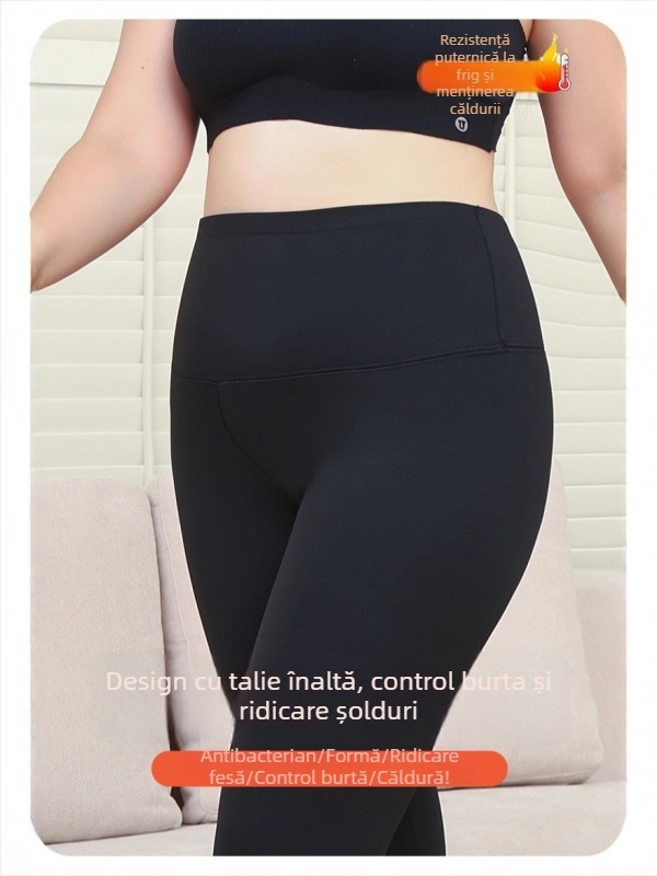 Colanți cu protecții pentru genunchi, stil Barbie, mărime plus, schimbare de culoare termochromă, antiderapante, model nou 2025, pentru femei