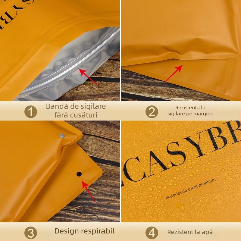 Pungi de ambalare pentru îmbrăcăminte — comenzi mici personalizate, etanșare la praf • material: material nou • cod produs: Zg 241009 • utilizare: ambalare, depozitare • capacitate zilnică: 10.000.000 bucăți • abatere: ±2 cm