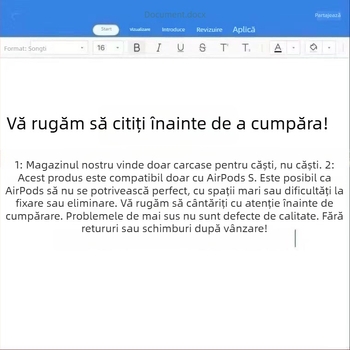 Nothing husă AirPods 3/4, design split în stil desen animat, material TPU, turnare prin injecție, compatibilă cu Apple