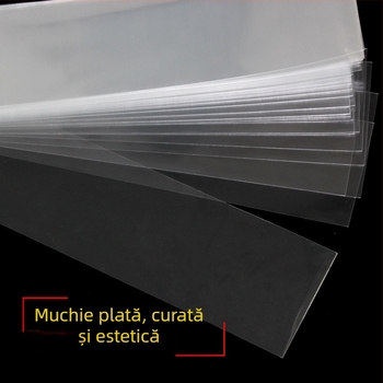 OPP pungă plată transparentă pentru ambalarea telefoanelor mobile, fără sigilare, protecție împotriva prafului