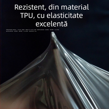 Folie protectoare TPU pentru faruri - Transparentă, rezistentă la temperaturi înalte și scăzute, potrivire universală