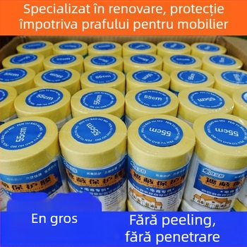 Folie de protecție pentru vopsire pentru mascare – Auto și mobilier, hârtie de mască texturată