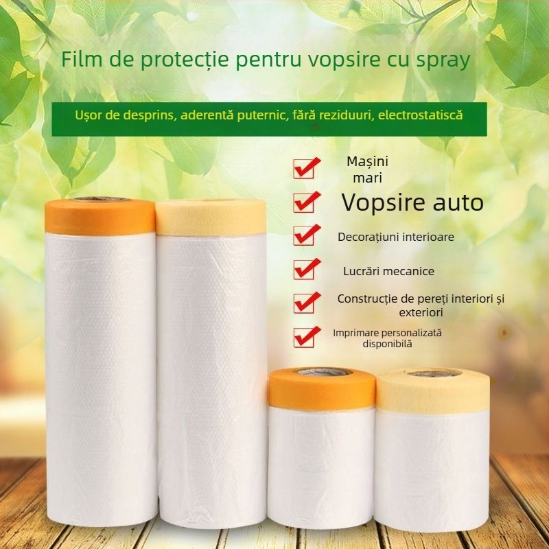 Folie de protecție pentru vopsire pentru mascare – Auto și mobilier, hârtie de mască texturată