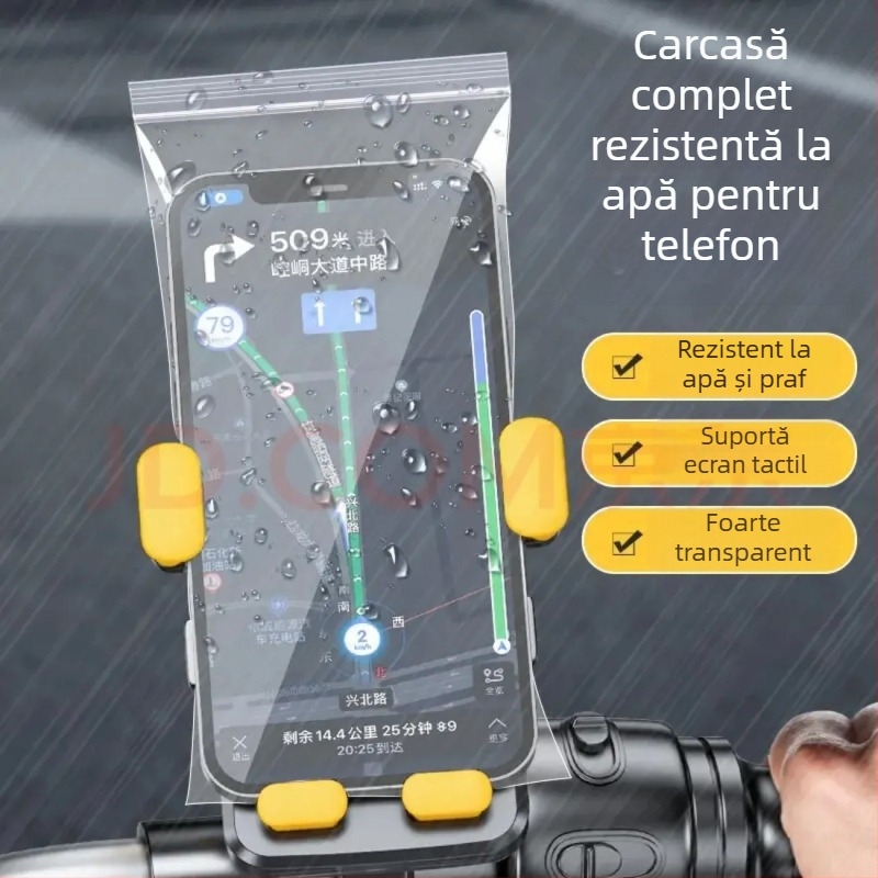 Pungă sigilabilă auto, groasă, pentru telefon mobil – rezistentă la apă și praf, compatibilă cu ecranul tactil, PE, lungime sigilare 1–1,5 cm