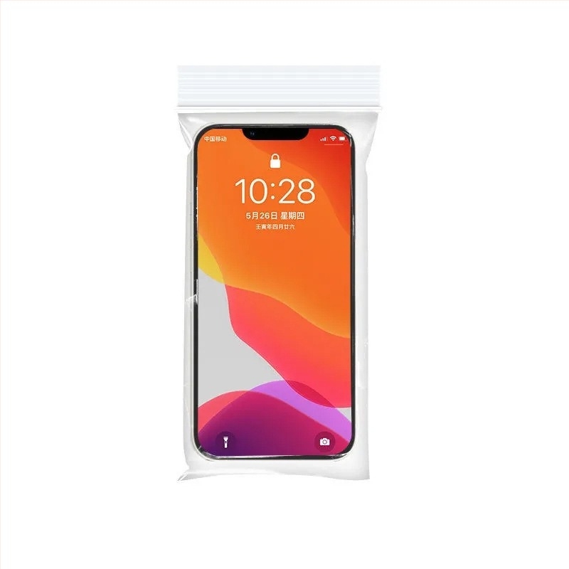 Pungă sigilabilă auto, groasă, pentru telefon mobil – rezistentă la apă și praf, compatibilă cu ecranul tactil, PE, lungime sigilare 1–1,5 cm