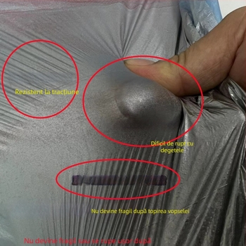 Folie de mască auto pentru vopsire, folie PE, grosime 10 μm, aderență bună, transparență bună, nucleu din hârtie Kraft