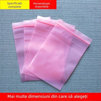 Pinnuo pungă PE antistatice pentru cipuri și componente electronice, ambalare produse digitale, cabluri de date, accesorii pentru telefoane mobile, lungime de etanșare 4–60 cm