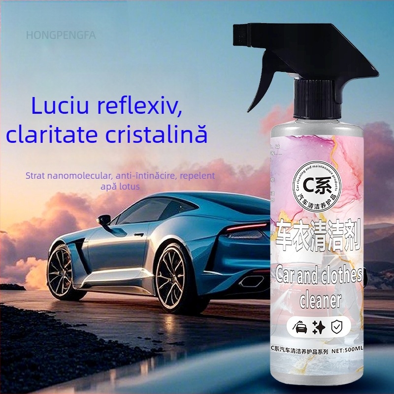 Hongpengfa Curățitor pentru folie de wrap auto seria C – elimină pete, adeziv de insecte, rășină de copac, pete de apă și semne de apă (Brand: Hongpengfa; Tip: Curățitor pentru folie de wrap auto seria C; Perioadă de valabilitate: 3 ani; Personalizare: Nu)