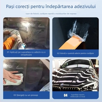 Hongpengfa Îndepărtător de adeziv pentru folie de wrap auto – elimină reziduurile de adeziv după demontare (Brand: Hongpengfa; Tip: Altul; Valabilitate: 3 ani)