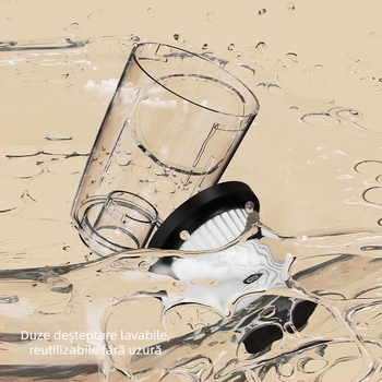 Aspirator de mână fără fir cu mop — compact, aspirație 4100–5000 Pa, baterie încorporată 1001–1600 mAh, autonomie 0–1 h, încărcare USB, recipient praf