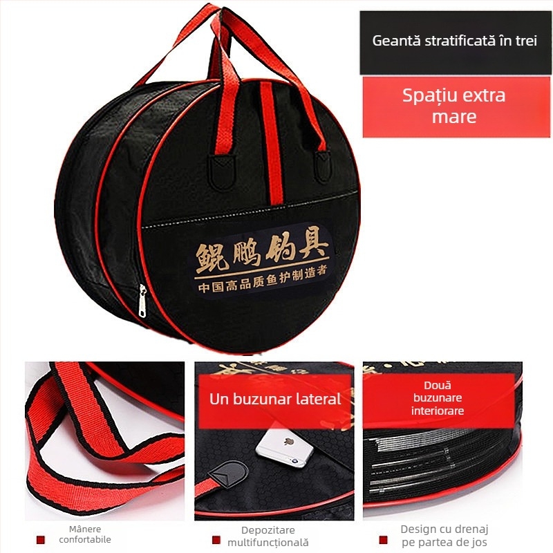 Sac de protecție a peștilor Yong peng Enlightenment Road, material nylon, geantă pentru echipamente de pescuit, impermeabilă, cod funcție 32555481116, marcă privată autorizată