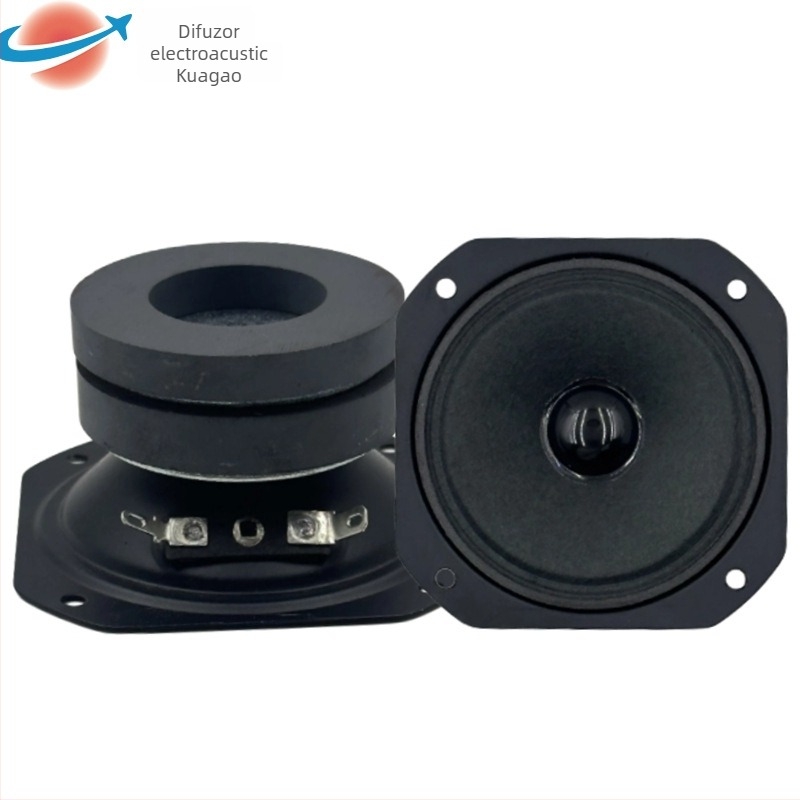 Boxă karaoke pătrată, tweeter cu magnet dublu, putere mare, diafragmă din hârtie, circuit magnetic extern