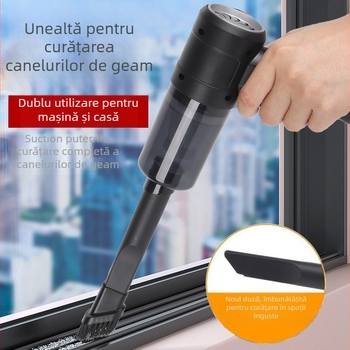 Aspirator auto, fără fir, USB reîncărcabil, utilizare umedă și uscată, portabil, 14W, baterie încorporată 2000mAh