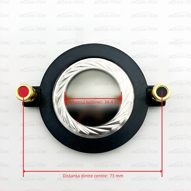 KOAN-TOK difuzor tweeter coaxial compozit cu diafragmă din polimer și circuit magnetic cu bobină pentru înalte