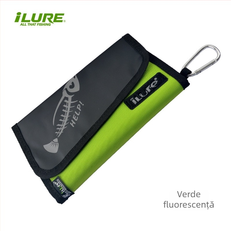 Geantă de depozitare pentru momeli moi cu carabinier, material Oxford, etichetă privată licențiată