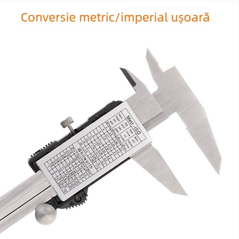 Caliper digital cu tijă de adâncime, oțel inoxidabil 4Cr13, afișaj digital