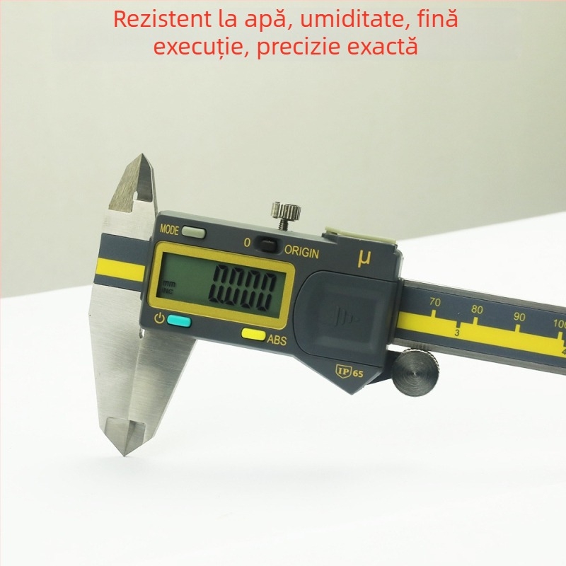 JAVIER Caliper digital IP65 din oțel inoxidabil 0-150/200/300 mm, rezoluție 0,005 mm