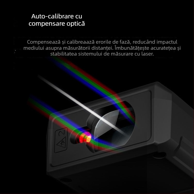 Distanțier cu laser portabil, măsurare infraroșu, precizie înaltă pentru măsurarea încăperilor