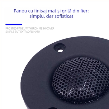 Tweeter de înaltă frecvență Iron Net Treble pentru sistem audio de acasă - pentru boxe bibliotecă, diametru 74 mm, greutate 120 g, 30 W, mono