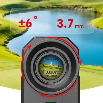 Brightsky Brt-gr2000 laser rangefinder pentru golf – portabil, rază până la 2000 m, precizie ±1 m, multifuncțional: măsurare distanță, înălțime, unghi, viteză, blocare steag, compensare pantă și compensare balistică